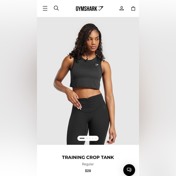 Gymshark Training Crop Tank Women’s Size Medium - Picture 2 of 7